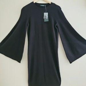 Ralph Lauren Bell Sleeve Sweater Dress